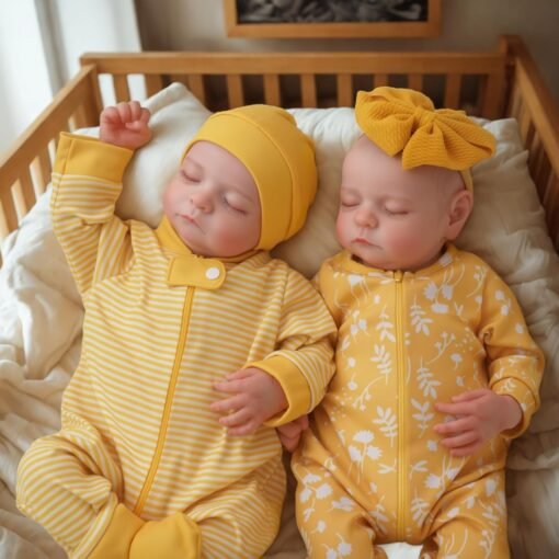 ADFO Lifelike Reborn Baby Dolls Twins