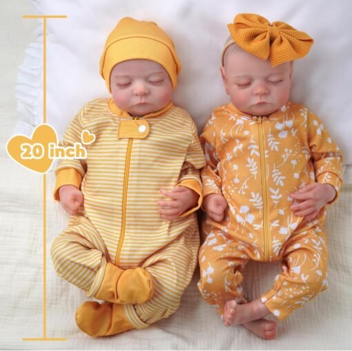 ADFO Lifelike Reborn Baby Dolls Twins